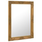 Vidaxl miroir mural style baroque 60x80 cm dor