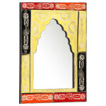 Vidaxl miroir peint à la main 40x55 cm bois de manguier solide Vidaxl miroir peint à la main 40x55 cm bois de manguier solide