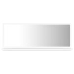 Vidaxl miroir de salle de bain blanc 90x10, 5x37 cm agglom�r�