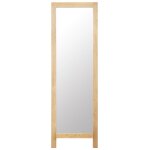 Vidaxl miroir sur pied 48x46, 5x150 cm bois de chêne solide Vidaxl miroir sur pied 48x46, 5x150 cm bois de chêne solide