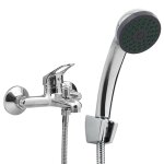 Vidaxl mitigeur de baignoire et douchette et kit de robinet de tuyau