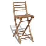 Vidaxl mobilier de bar 3 pcs bambou Vidaxl mobilier de bar 3 pcs bambou