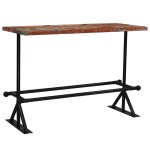 Vidaxl mobilier de bar 7 pcs bois de rcupration massif multicolore