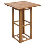 Vidaxl mobilier de bistro 3 pcs bois d'acacia solide