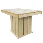 Vidaxl mobilier  dner d'extrieur 4 pcs pin imprgn