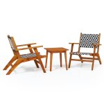 Vidaxl mobilier  dner de jardin bois d'acacia massif