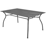 Vidaxl mobilier de salle  manger d'extrieur 7 pcs acier anthracite