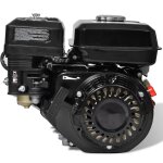 Vidaxl moteur  essence 6, 5 ch 4, 8 kw noir