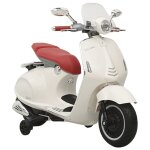 Vidaxl moto jouet lectrique vespa gts300 blanc