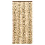 Vidaxl moustiquaire beige et marron 100x220 cm chenille
