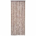 Vidaxl moustiquaire beige et marron clair 56x200 cm chenille