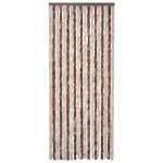 Vidaxl moustiquaire beige et marron clair 90x200 cm chenille