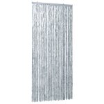Vidaxl moustiquaire blanc et gris 100x220 cm chenille Vidaxl moustiquaire blanc et gris 100x220 cm chenille