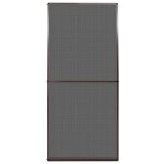 Vidaxl moustiquaire  charnire pour portes marron 100x215 cm