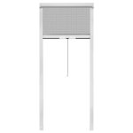 Vidaxl moustiquaire enroulable blanche pour fentre 60 x 150 cm
