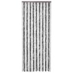 Vidaxl moustiquaire gris et blanc 56x200 cm chenille Vidaxl moustiquaire gris et blanc 56x200 cm chenille