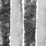 Vidaxl moustiquaire gris et blanc 90x220 cm chenille