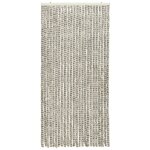 Vidaxl moustiquaire gris clair et gris fonc� 100x220 cm chenille