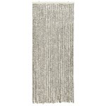 Vidaxl moustiquaire gris clair et gris fonc 56x185 cm chenille