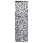 Vidaxl moustiquaire marron et beige 56x200 cm chenille