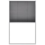 Vidaxl moustiquaire plisse pour fentre 110 x 160 cm