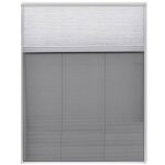 Vidaxl moustiquaire plisse pour fentre 160 x 110 cm avec store occultant