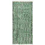 Vidaxl moustiquaire vert et blanc 100x220 cm chenille