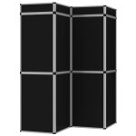 Vidaxl mur d'affichage exposition pliable 12 panneaux 242x200 cm noir Vidaxl mur d'affichage exposition pliable 12 panneaux 242x200 cm noir