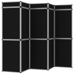 Vidaxl mur d'affichage exposition pliable 15 panneaux 302x200 cm noir Vidaxl mur d'affichage exposition pliable 15 panneaux 302x200 cm noir
