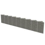 Vidaxl mur de gabion acier galvanisé 630 x 30 x 100 cm Vidaxl mur de gabion acier galvanisé 630 x 30 x 100 cm