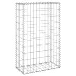 Vidaxl mur en gabion avec couvercles acier galvanis 60x30x100 cm