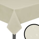 Vidaxl nappes 5 pcs crème 190x130 cm Vidaxl nappes 5 pcs crème 190x130 cm