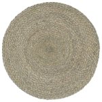 Vidaxl napperons 4 pcs gris plain 38 cm rond jute Vidaxl napperons 4 pcs gris plain 38 cm rond jute