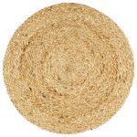 Vidaxl napperons 4 pcs naturel plain 38 cm rond jute Vidaxl napperons 4 pcs naturel plain 38 cm rond jute