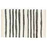 Vidaxl napperons 6 pcs anthracite et blanc 30 x 45 cm coton Vidaxl napperons 6 pcs anthracite et blanc 30 x 45 cm coton