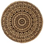 Vidaxl napperons 6 pcs marron foncé 38 cm rond jute Vidaxl napperons 6 pcs marron foncé 38 cm rond jute