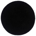 Vidaxl napperons 6 pcs noir plain 38 cm rond coton Vidaxl napperons 6 pcs noir plain 38 cm rond coton