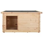 Vidaxl niche pour chiens 150x120x80 cm bois de pin massif 14 mm Vidaxl niche pour chiens 150x120x80 cm bois de pin massif 14 mm