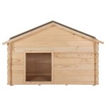 Vidaxl niche pour chiens 150x80x100 cm bois de pin massif 14 mm Vidaxl niche pour chiens 150x80x100 cm bois de pin massif 14 mm