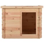 Vidaxl niche pour chiens 80x80x100 cm bois de pin massif 14 mm Vidaxl niche pour chiens 80x80x100 cm bois de pin massif 14 mm