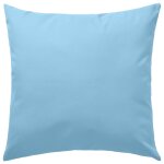 Vidaxl oreiller d'extrieur 2 pcs 45 x 45 cm bleu clair