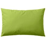 Vidaxl oreiller d'extrieur 2 pcs 60 x 40 cm vert pomme