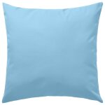 Vidaxl oreiller d'extrieur 4 pcs 45 x 45 cm bleu clair