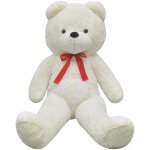 Vidaxl ours en peluche blanc 242 cm