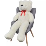 Vidaxl ourson en peluche xxl blanc 85 cm Vidaxl ourson en peluche xxl blanc 85 cm