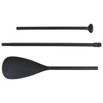 Vidaxl pagaie de sup 215 cm aluminium noir