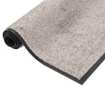 Vidaxl paillasson gris 80x120 cm