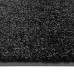 Vidaxl paillasson lavable noir 40x60 cm