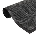 Vidaxl paillassons rectangulaires 2 pcs 40 x 60 cm anthracite