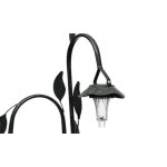 Vidaxl panier � fleurs suspendu en fibre de coco avec led solaire